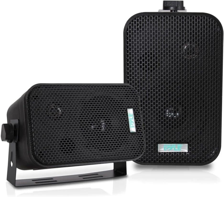 Wired Outdoor Speaker System (Pair), Marine Grade 2-way 300W Peak Power 07FC0E-D4 - KOEEK