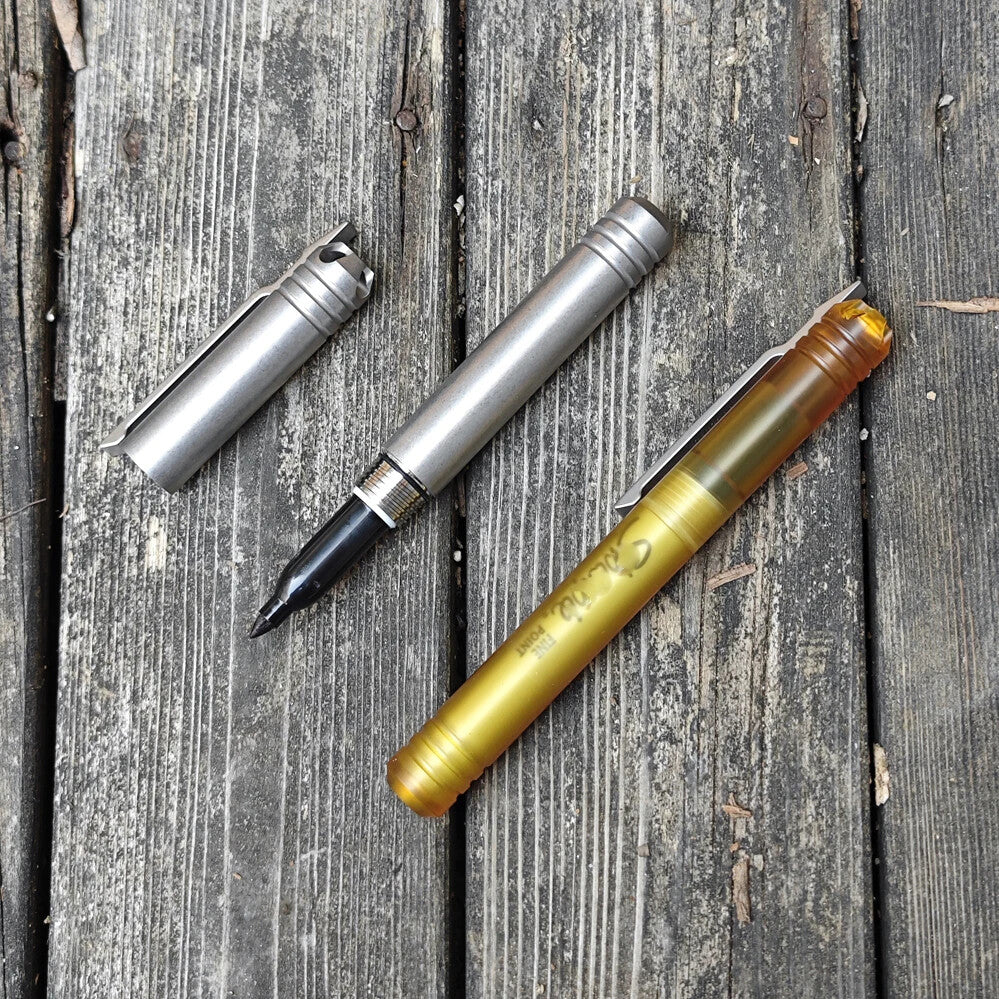 EDC Ultem Imported PEI Titanium Alloy Pen Multi-functional Portable Tools Pen 07FC0E-D4 - KOEEK