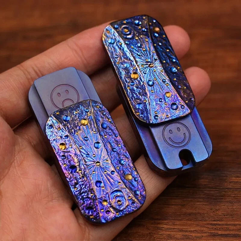 Titanium Alloy Star Sky Mechanical Structure Fidget Haptic Slider ADHD Tool Gift 07FC0E-D4 - KOEEK