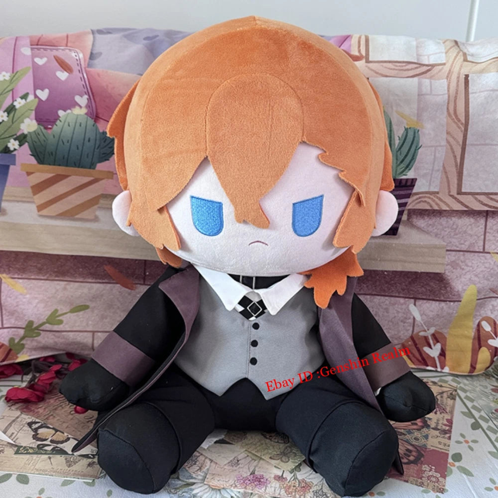 Anime Bungo Stray Dogs Nakahara Chuuya Sitting Position Plush Toy Gift 40cm 07FC0E-D4 - KOEEK