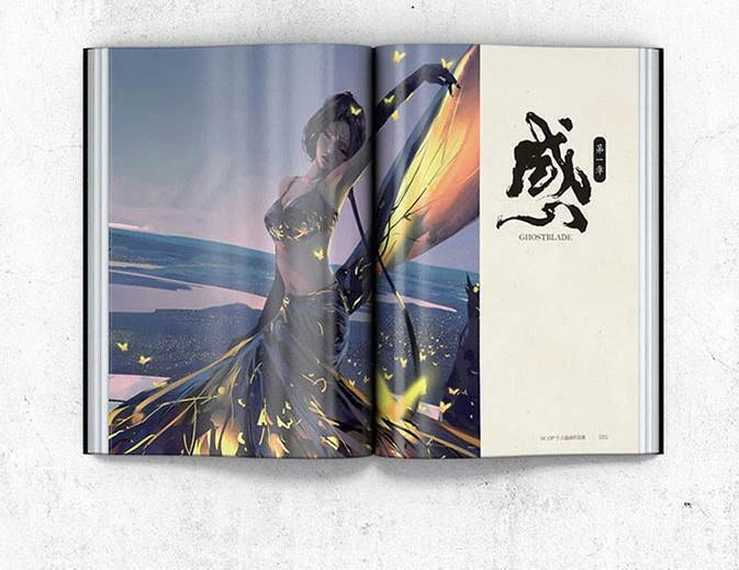 Chinese Comic Anime WLOP Ghost Blade Art Book Picture 鬼刀 Album Illustration Set 07FC0E-D4 - KOEEK