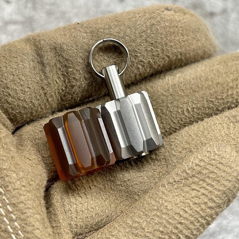 PEI Titanium Knife Lanyard Bead Paracord Necklace Pendant Bracelet Making EDC 07FC0E-D4 - KOEEK