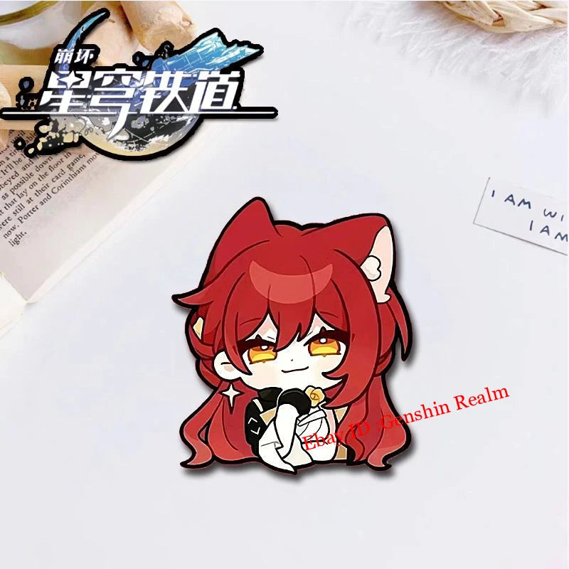 Anime Honkai: Star Rail Figure Cartoon Pin Brooch Badge 7Pcs/Set Display Gift 07FC0E-D4 - KOEEK
