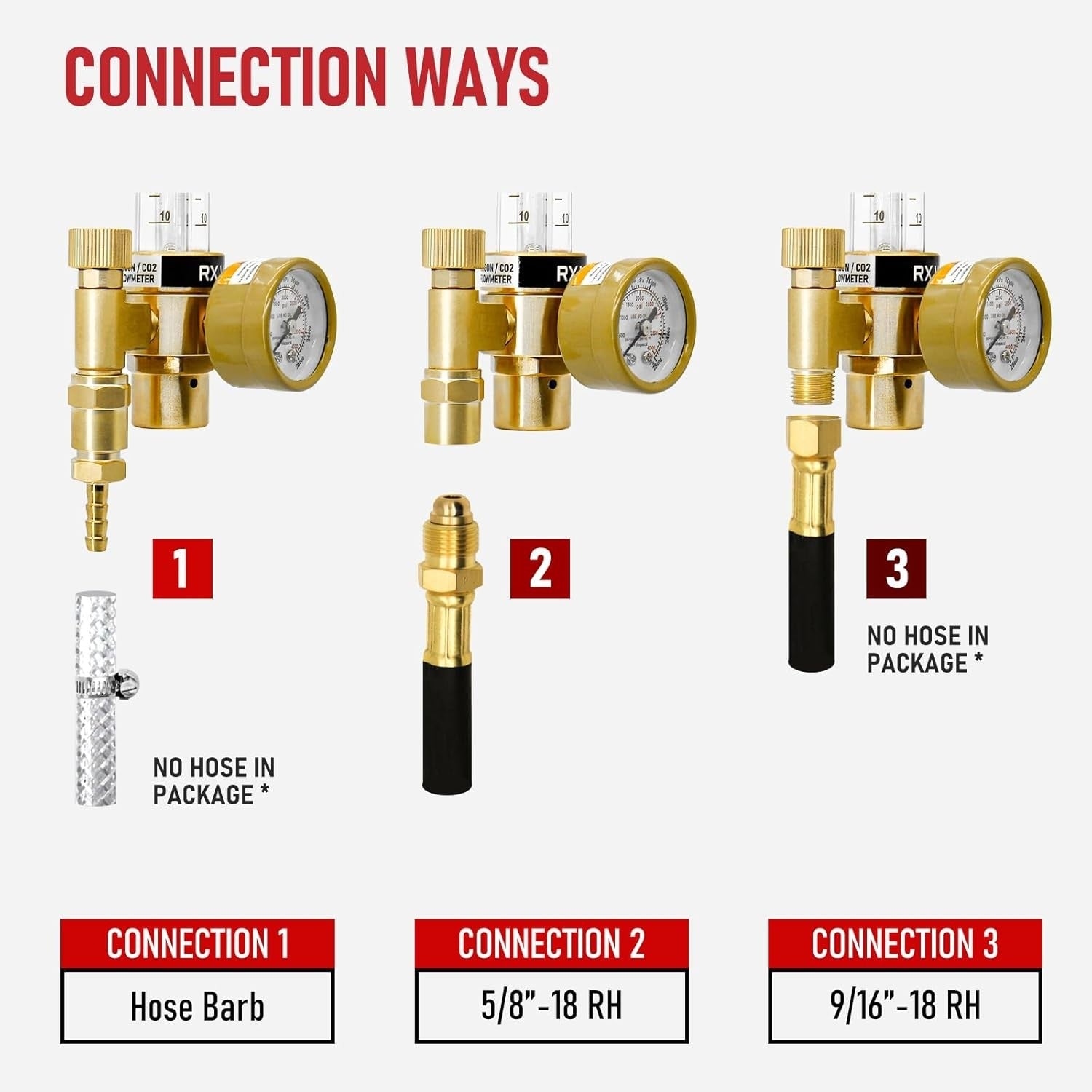 new RX WELD Argon Regulator Flowmeter Gas Gauge for Mig Tig Weld with Gas... RX WELD - KOEEK