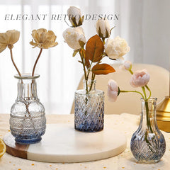 Glass Bud Vase Set of 30, Small Vases for Centerpieces 07FC0E-D4 - KOEEK