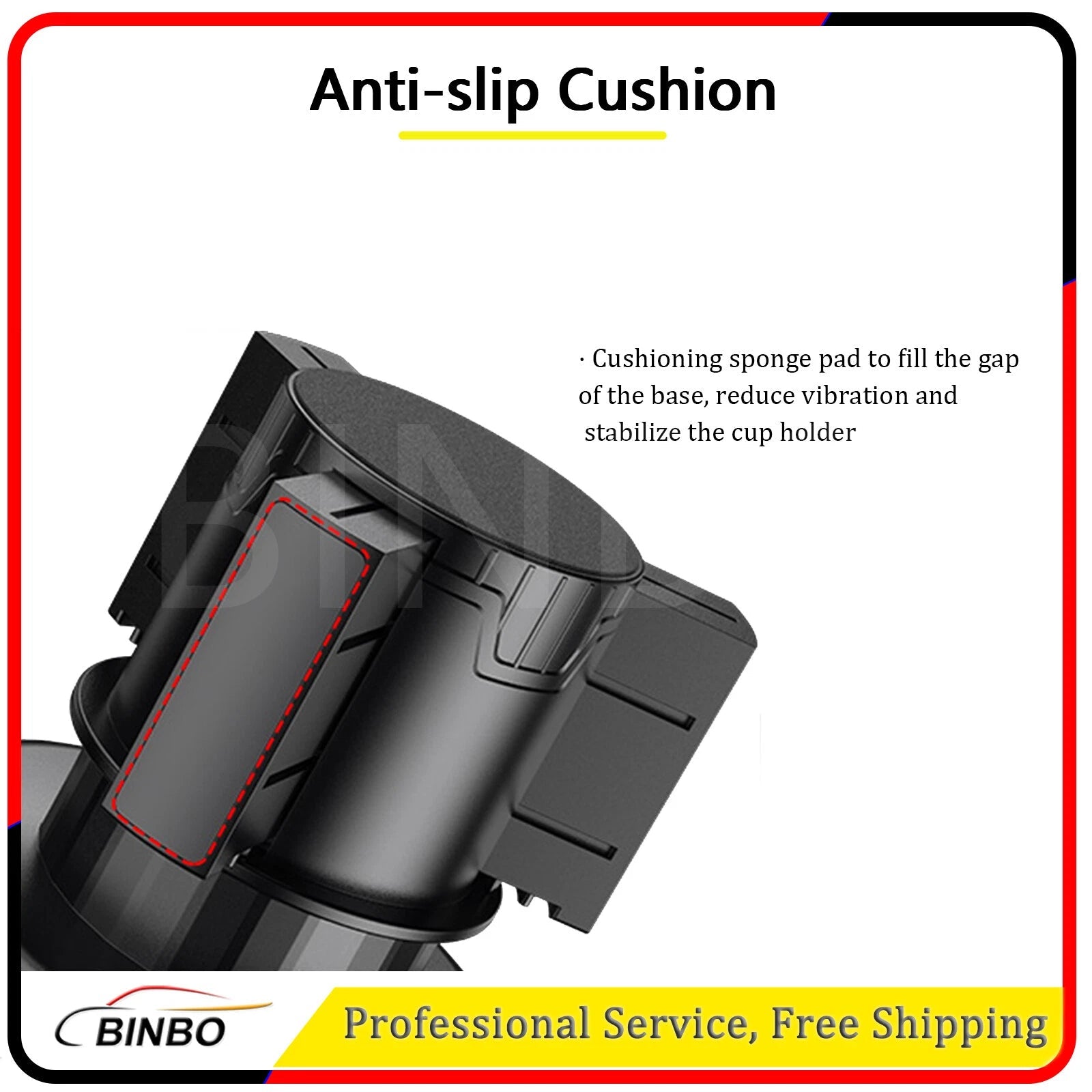 Car Cup Holder Expander Drink Oversize Mug Holder Universal Fit 32oz 36oz 07FC0E-D4 - KOEEK