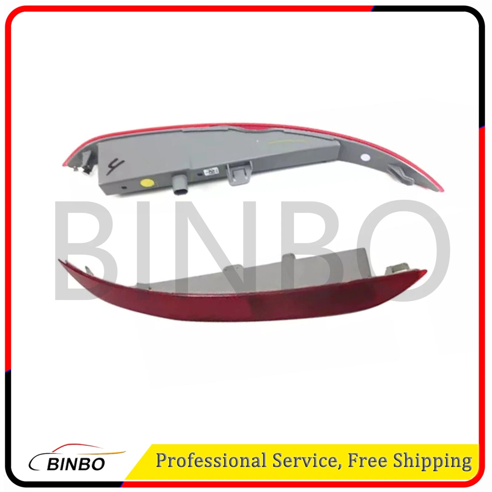 For BMW X6 F16 2014-2018 Left+Right Rear Bumper Reflector Fog Brake Light Lamp 07FC0E-D4 - KOEEK