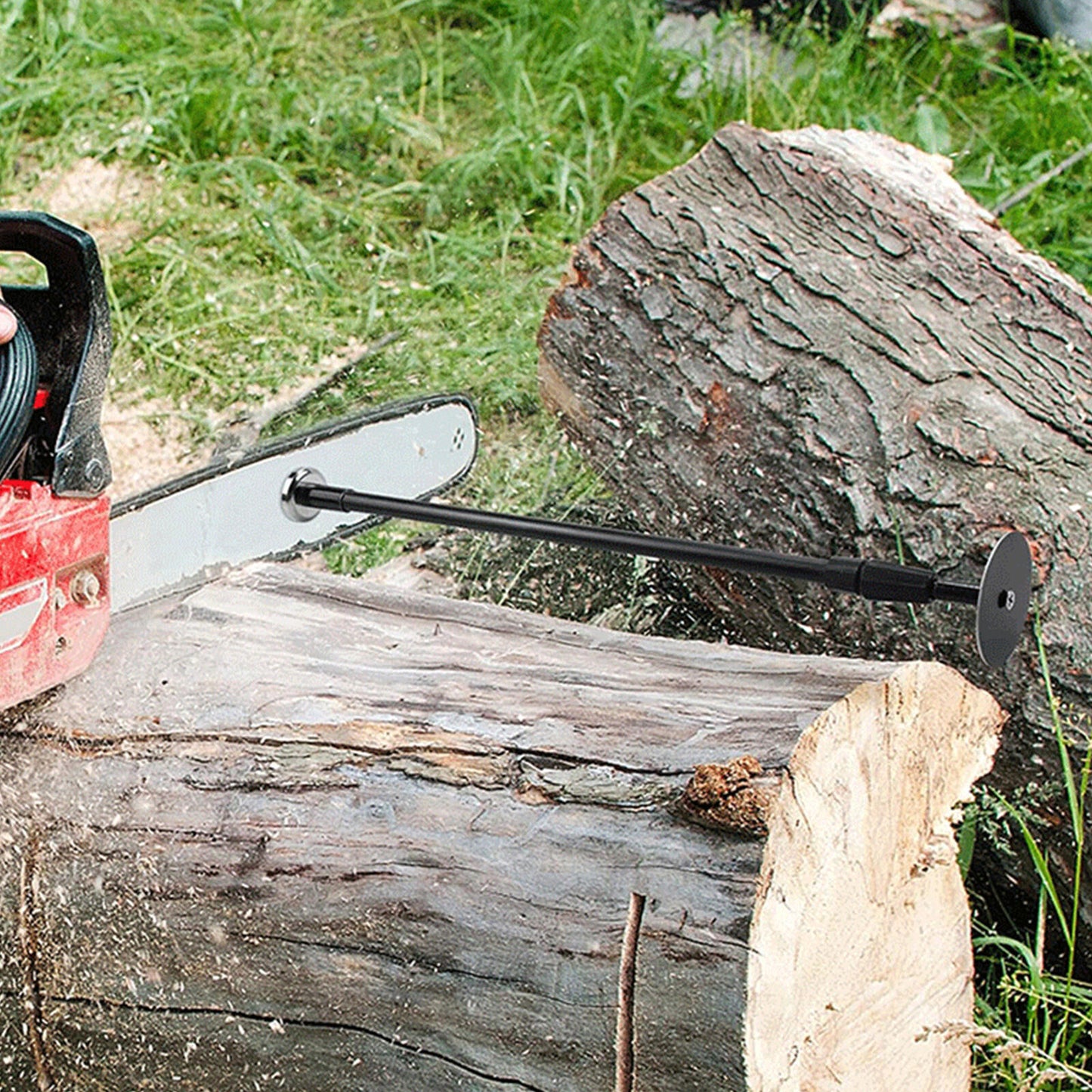 new Adjustable Firewood Measuring Tool Simplify Your Firewood Cutting Process Steel koeek - KOEEK