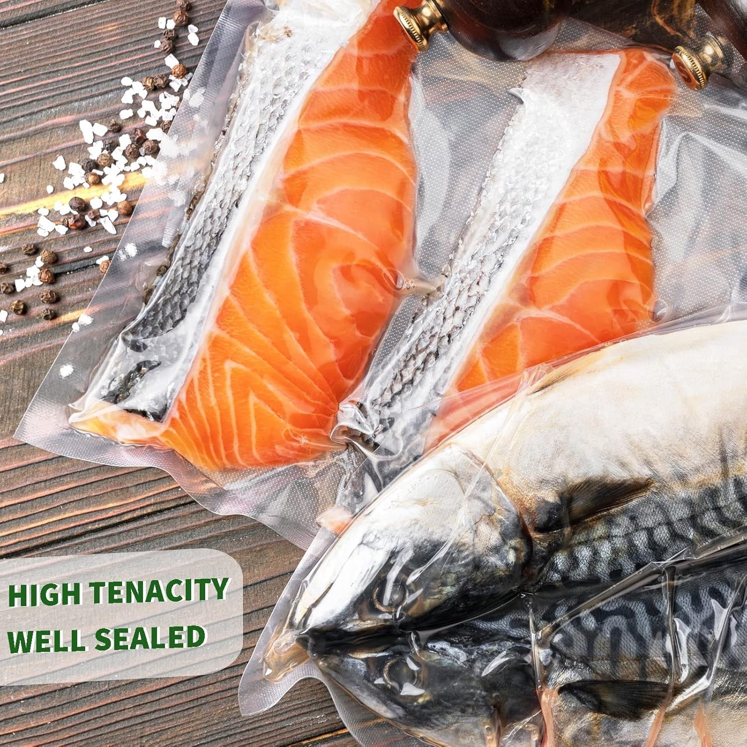 new Happy Seal Vacuum Sealer Bags 11" x 11" x 50' (Pack of 2), White HAPPY SEAL - KOEEK