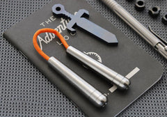 Titanium Begleri Fidget Toy Finger Skill Exercise Paracord Stress Worry Bead Toy 07FC0E-D4 - KOEEK