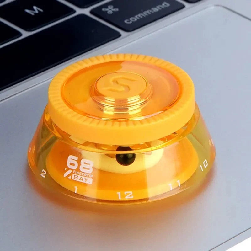 Planet Wheel Disc Fidget Spinner EDC Adult Ratchet Wheel Button Fidget Toys Gift 07FC0E-D4 - KOEEK