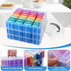 new Douorgan Bead Organizer Box, 84 Pcs Small Organizers, 3-Tier 3Tier DOUORGAN - KOEEK
