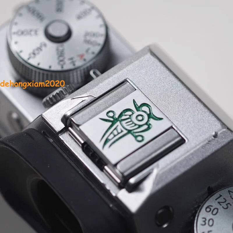 Mahjong Theme Hot Shoe Cover Metal Release Camera Button For Fujifilm XT5 XT30 07FC0E-D4 - KOEEK