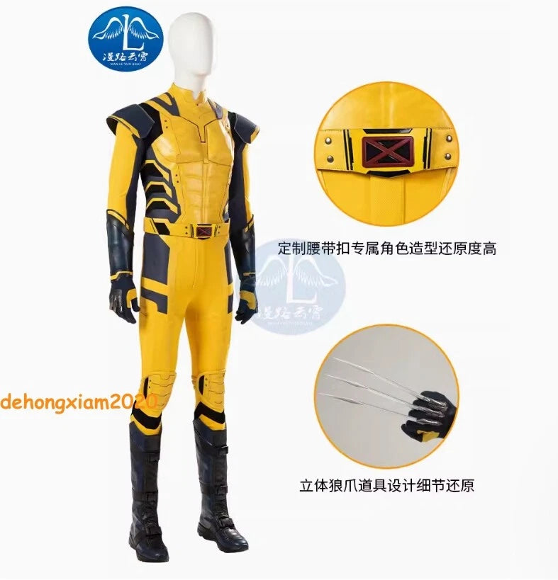 Deadpool 3 Wolverine James Howlett Logan Mens Cosplay Costume Lot Halloween 07FC0E-D4 - KOEEK