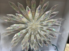 NIB - 13.5" Lighted Starburst Snowflake Tree Topper - 37 Lights - Wondershop WONDERSHOP - KOEEK