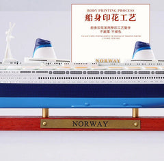 In stock Atlas Diecast Boat Toys 1:1250 NORWAY Cruise Ship Model Collect Gift ATLAS - KOEEK