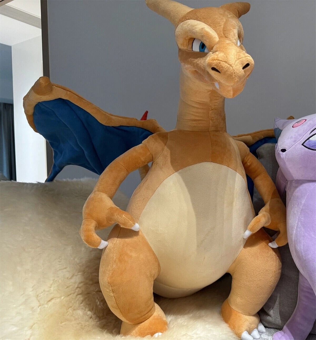 31" Charizard Plush Doll Anime Cartoon Giant Stuffed Toy Pillow Collection Gift 07FC0E-D4 - KOEEK