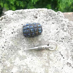 EDC Titanium Parachute Cord Lanyard Bead Key Chain Pendant Backpack decoration 07FC0E-D4 - KOEEK