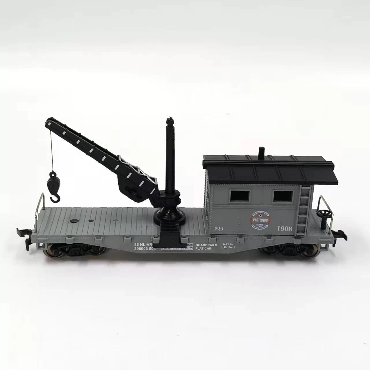 HO1:87 Train Model Railway Metal Track 40ft  Crane Transporter Truck With box 07FC0E-D4 - KOEEK