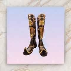Game Identity Ⅴ Black Crow Zipper Long Boot Thick Soled Cosplay Costume Shoes 07FC0E-D4 - KOEEK