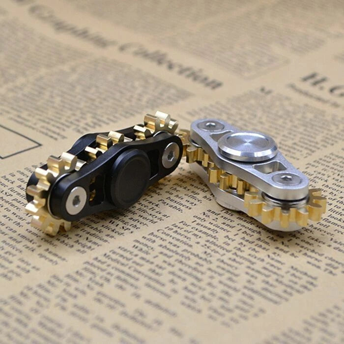 EDC Fingertip Gyroscope Decompression Spinning Top Gearwheel Boy Adult Toy Gyro 07FC0E-D4 - KOEEK