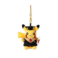 official Pokemon Center We've Graduated Series Pikachu (Male) Plush Keychain POKEMON - KOEEK