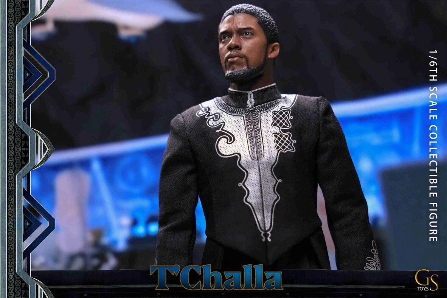 1/6 T'Challa Black Panther Wakanda King Action Figure 12inches Box Suit Doll 07FC0E-D4 - KOEEK