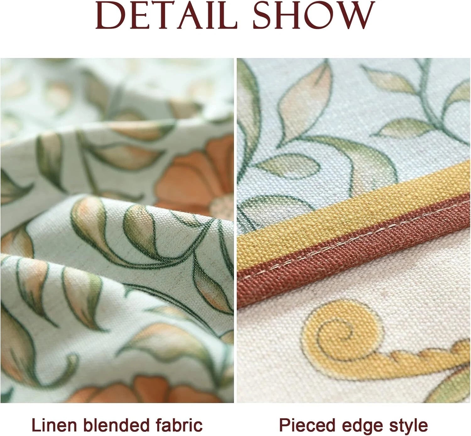 French Linen Rectangular Tablecloth, Italian Floral Tablecloths 07FC0E-D4 - KOEEK