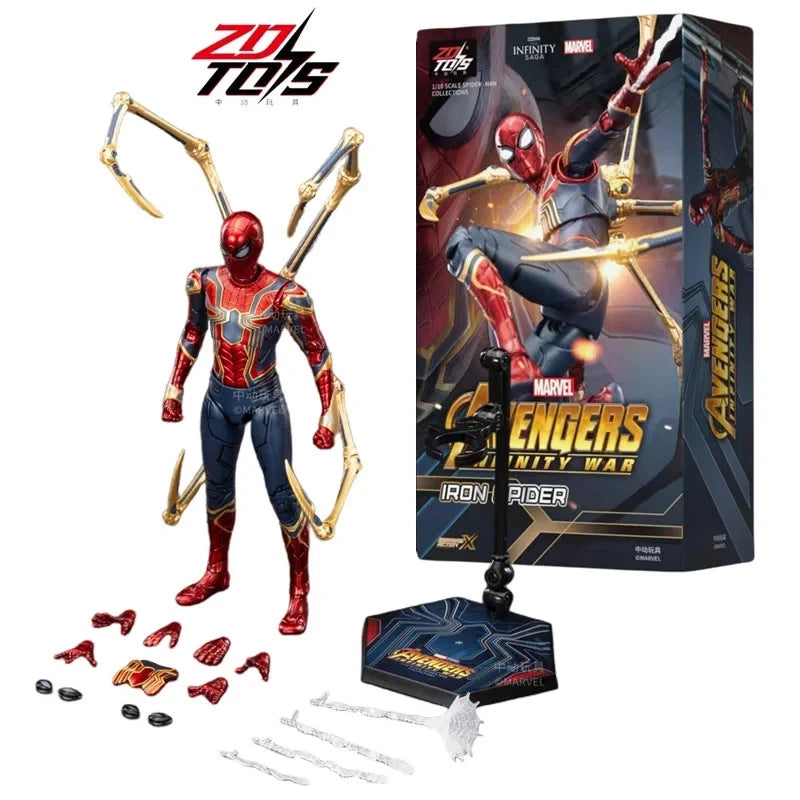 ZD Toys Iron Spider Suit 1/10 Scale 7" No Way Home Collectible Figure ZD_TOYS - KOEEK