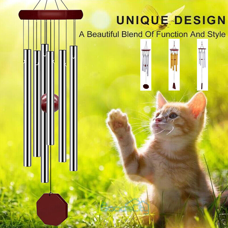 ny 31,5 tommer stor dyb resonans sindsro Metalklokke Wind Chime Udendørs Indendørs Decor