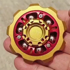 Gear Burst Metal Fidget Spinner Adult Fidget EDC Toys Hand Spinner ADHD Tool Toy 07FC0E-D4 - KOEEK