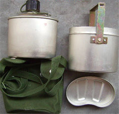 Outdoor 78version Army PLA Aluminum Metal Lunch Boxes Kettle Canteen Classic Box 07FC0E-D4 - KOEEK