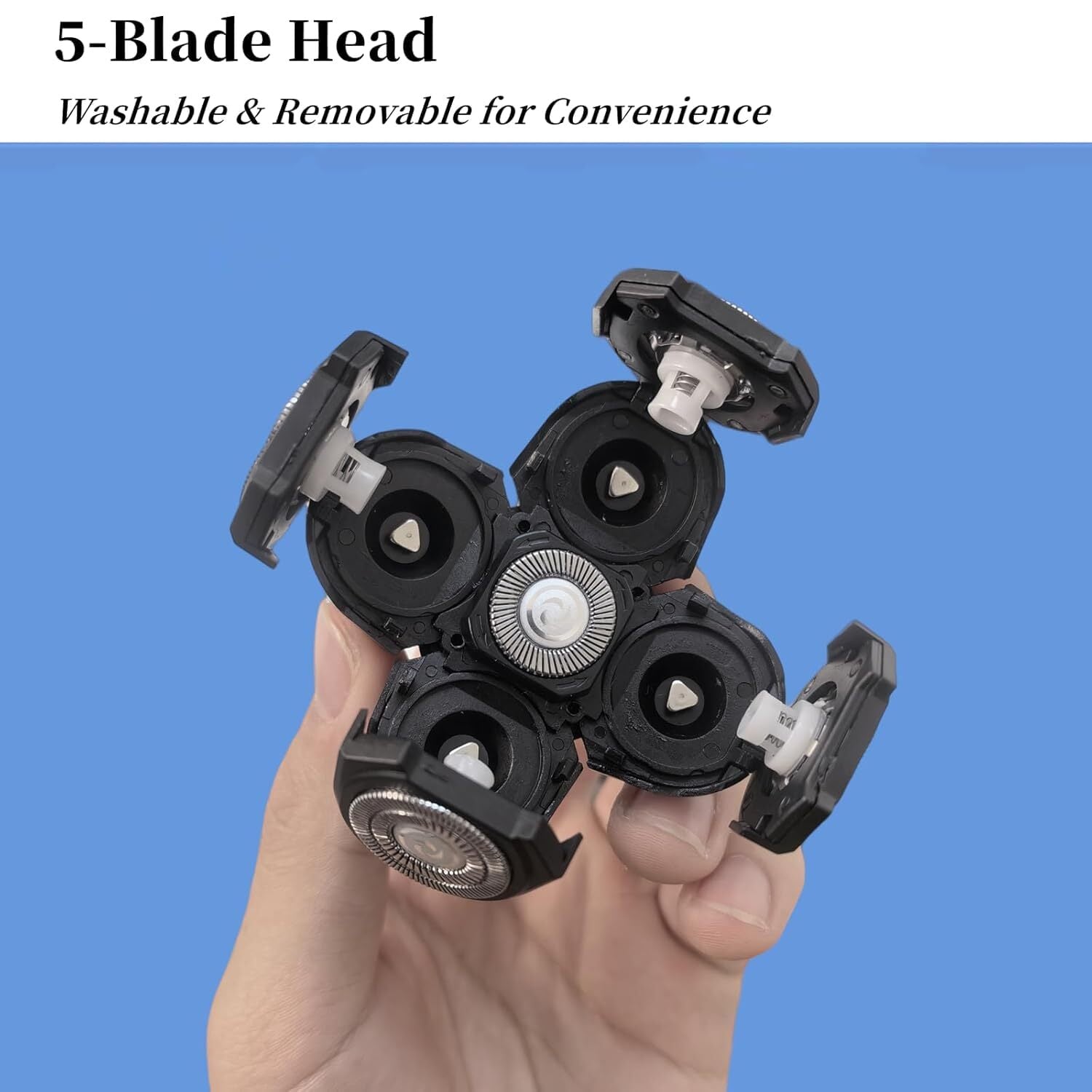 new Head Shaver Replacement Blades Compatible with Groomi Baldie Pro 2-Black 07FC0E-D4 - KOEEK
