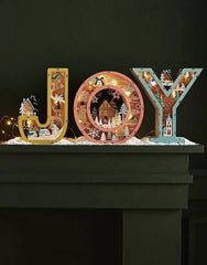 Anthropologie Wonderland Scene Monogram Light-Up Holiday Decoration Letter R ANTHROPOLOGIE - KOEEK