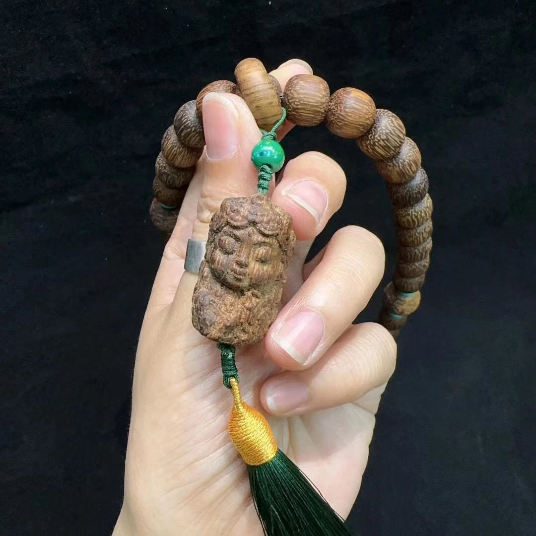 Vietnamese agarwood Tara handheld size 11 * 12MM bracelet bracelet hand 07FC0E-D4 - KOEEK
