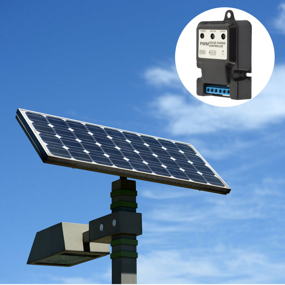 ny 6 V Sort Batterioplader Regulator Solar System Controllere