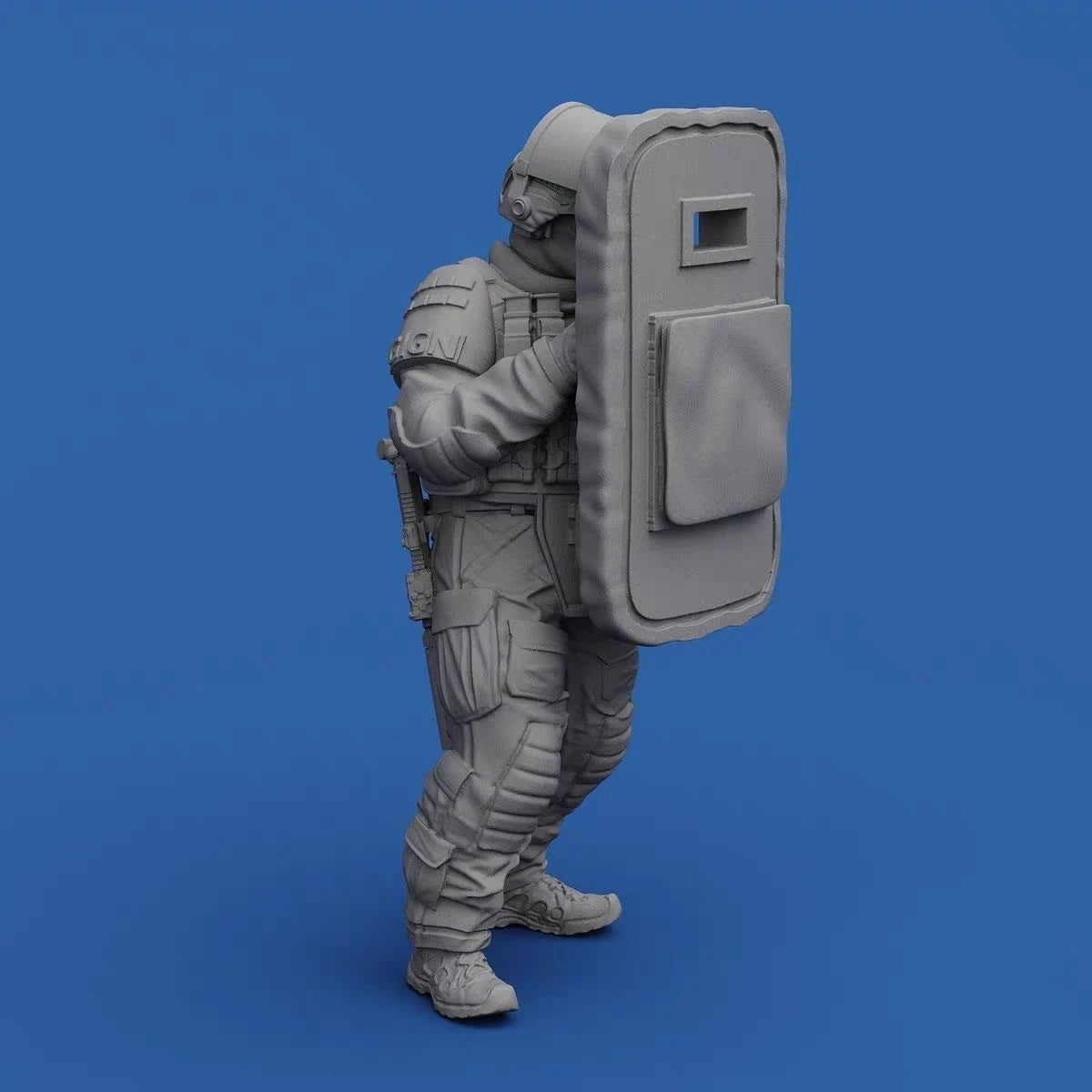 5x 1/72 French GIGN Resin Figure Model Kit 3D Printed GK Unpainted White Diorama 07FC0E-D4 - KOEEK