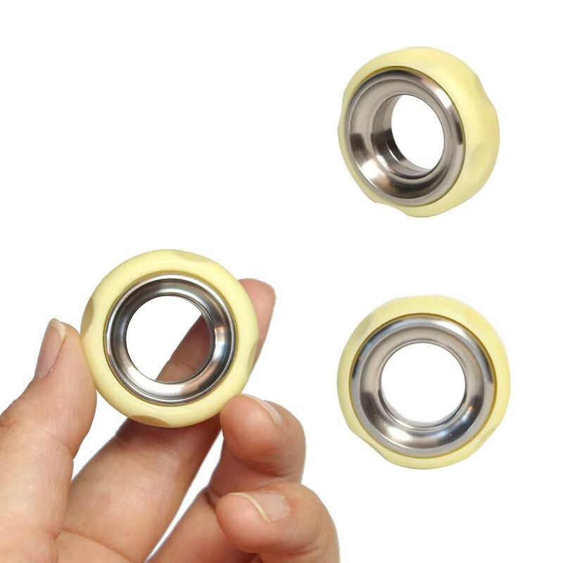 Creative Cheese EDC Fidget Ring Fun PEI & Nylon Ratchet Ring ADHD Fidget Toys 07FC0E-D4 - KOEEK