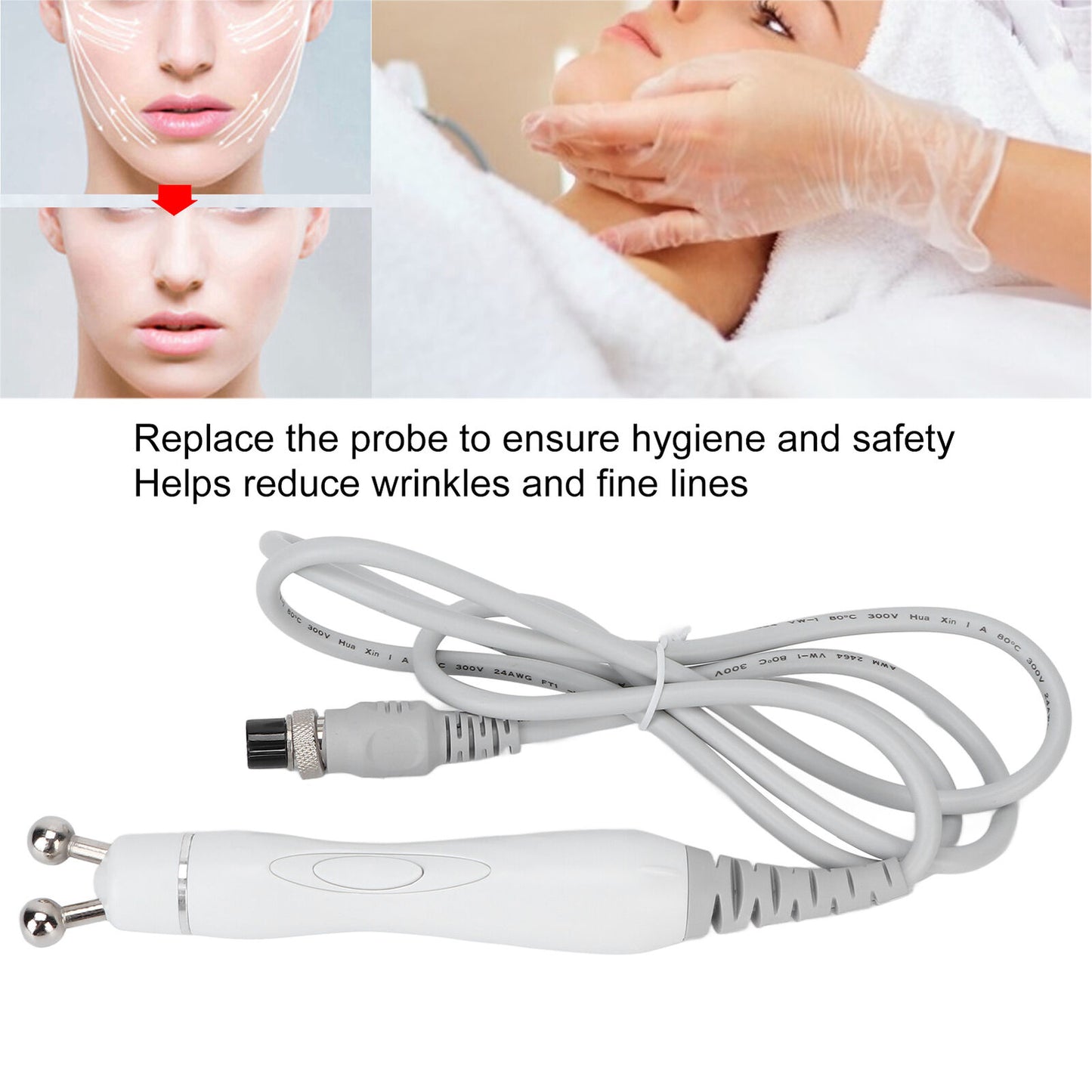 new Bubbles Machine BIO Probe Hydrogen Oxygen Clean Machine Replacement Probe HGF koeek - KOEEK