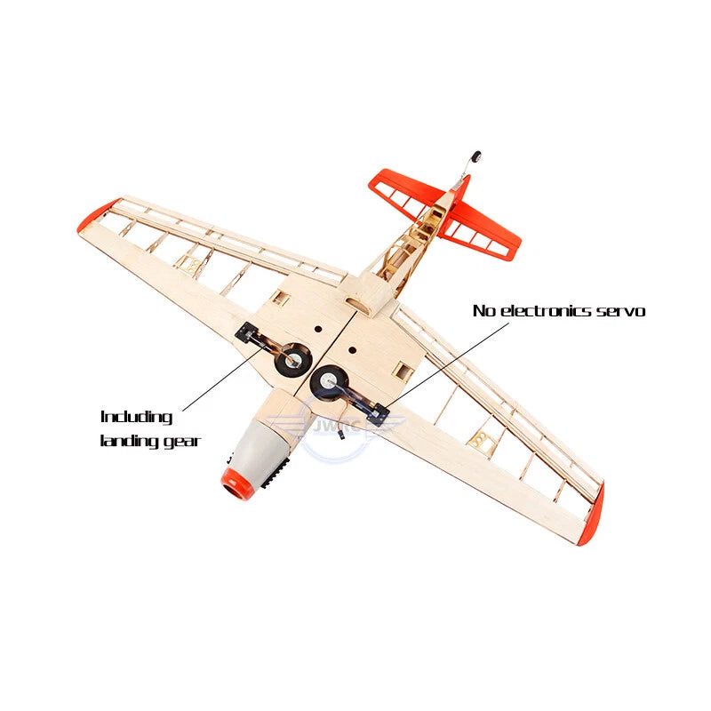 RC Model P51 Airplane Laser Cut Plane Balsa Wood Kit Skin Hardware Accessories 07FC0E-D4 - KOEEK