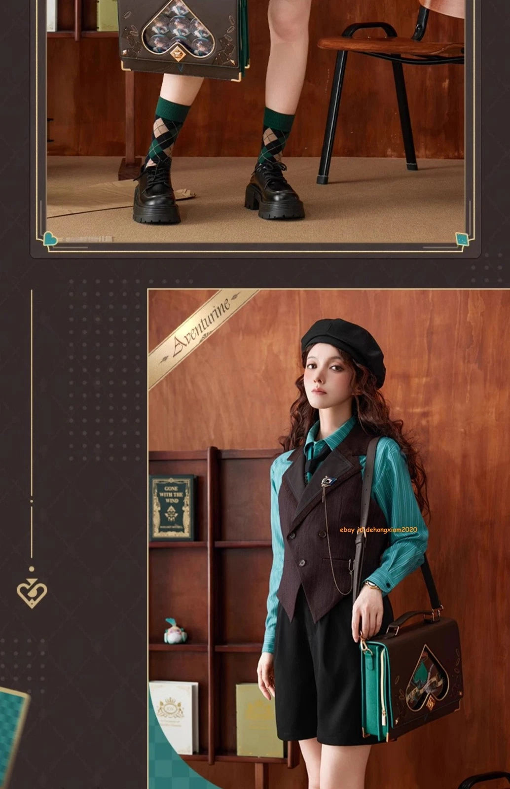 miHoYo Honkai: Star Rail Aventurine Theme Backpack Handbag Crossbody Bag Itabag MIHOYO - KOEEK