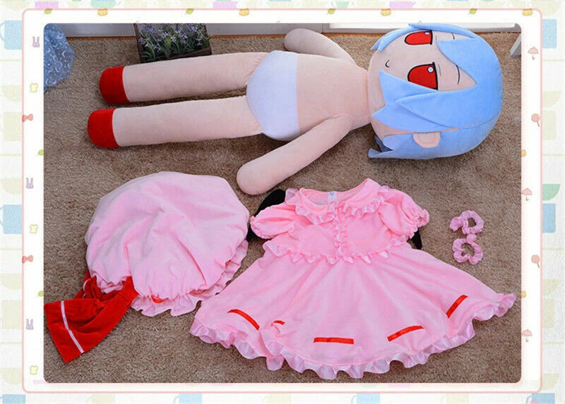 Anime Touhou Project Remilia Scarlet Stuffed Doll Pillow Plush Toy Gift 47" 07FC0E-D4 - KOEEK