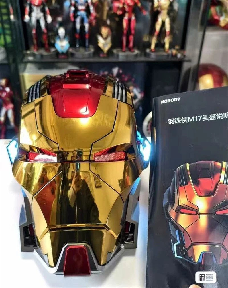 IN STOCK Iron Man MK17 Heartbreaker Helmet English Voice-controlled Full Mask 07FC0E-D4 - KOEEK