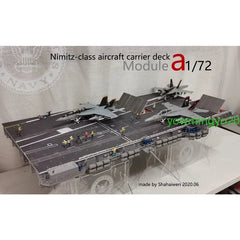 1/72 Nimitz Aircraft Carrier Deck Model Helipad A4 Module Model 07FC0E-D4 - KOEEK