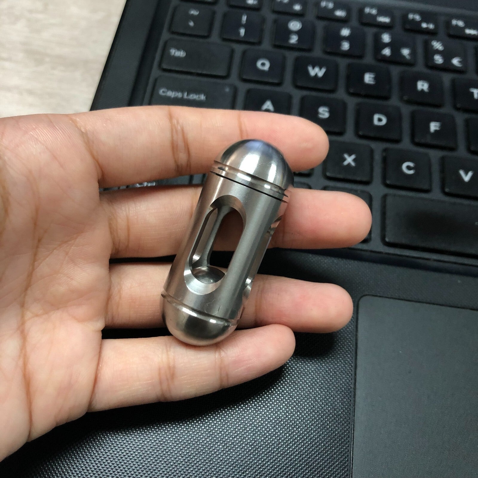 Fidget Slider Stainless Steel Balls EDC Adult Stress Relief Balance Desk Toys 07FC0E-D4 - KOEEK