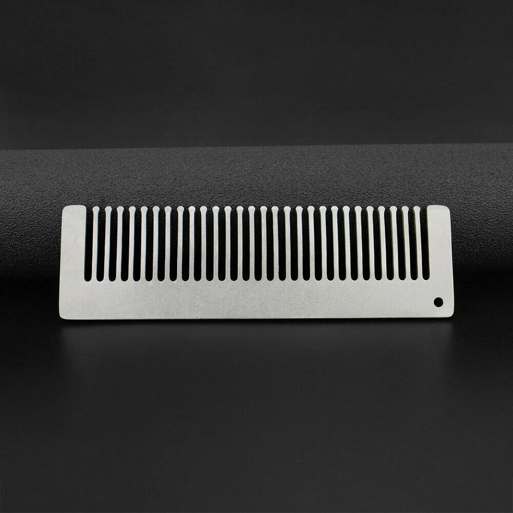 Titanium Antistatic Keychain Comb Unique Fashion Pocket Comb Health Hair CombEDC EDC - KOEEK