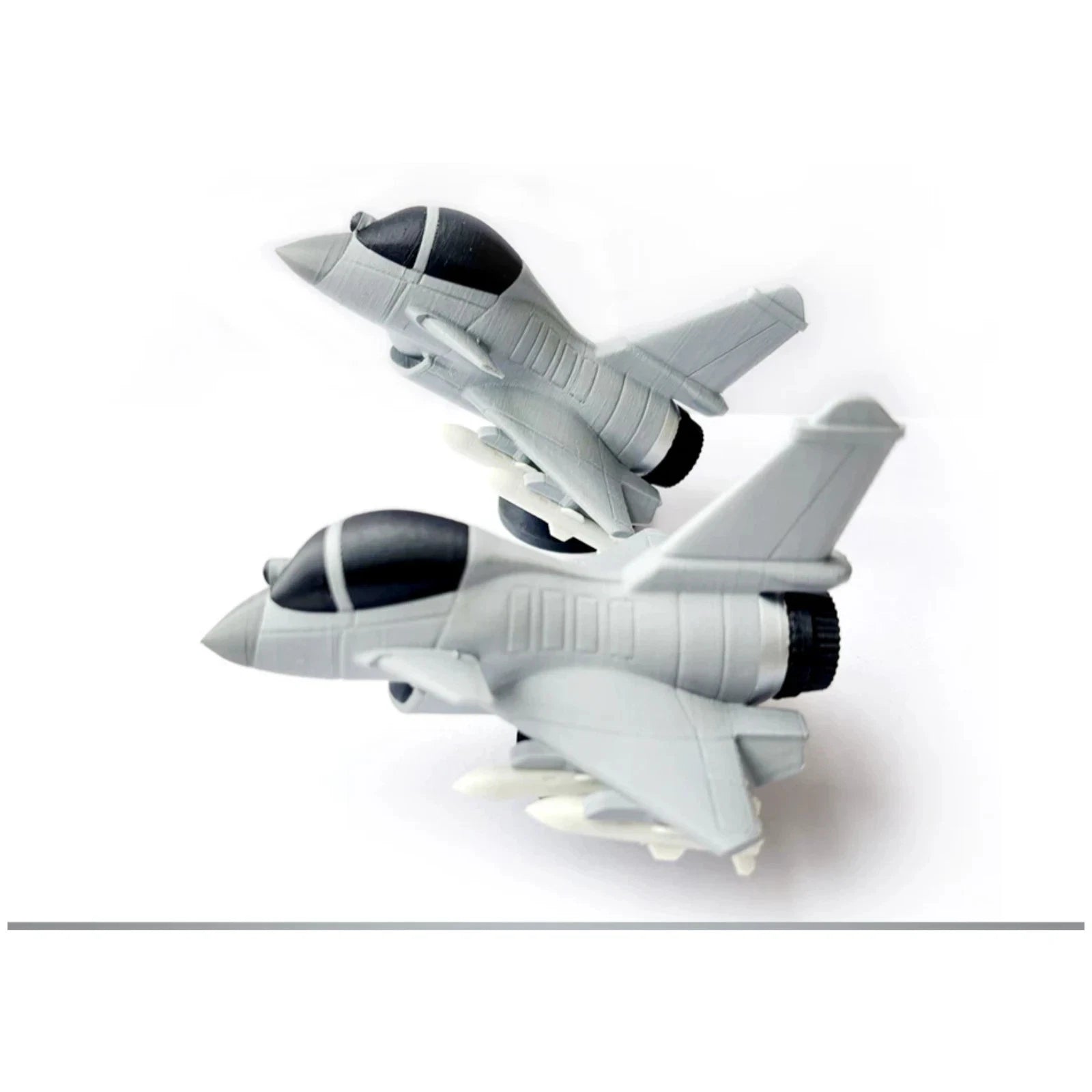J-10C Cute Egg Fighter Jet 3D Printed Collectible Model Kit 07FC0E-D4 - KOEEK