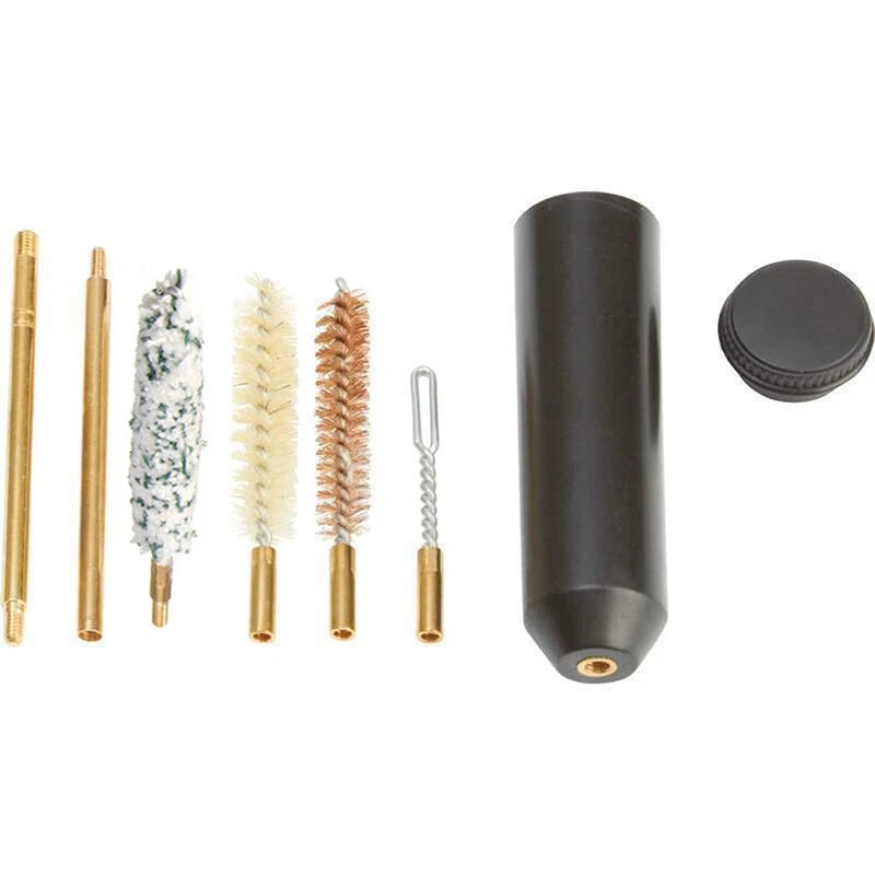 7PCS 9mm Pocket Size Pistol Cleaning Kit Hand Gun Rod Brush Set 07FC0E-D4 - KOEEK