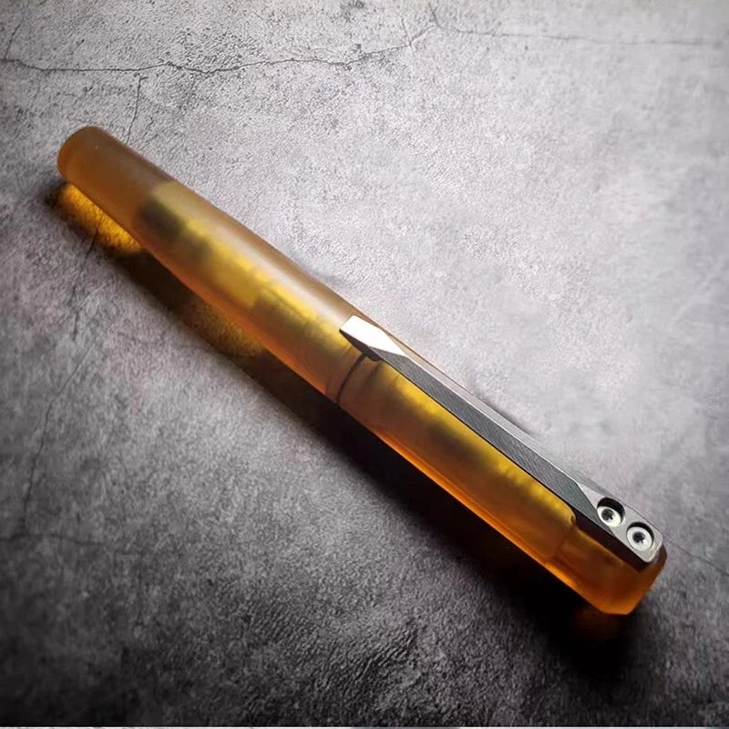 Titanium Alloy + Polyetherimide ULTEM Rollerball Ballpoint Gel G2 Refills 07FC0E-D4 - KOEEK