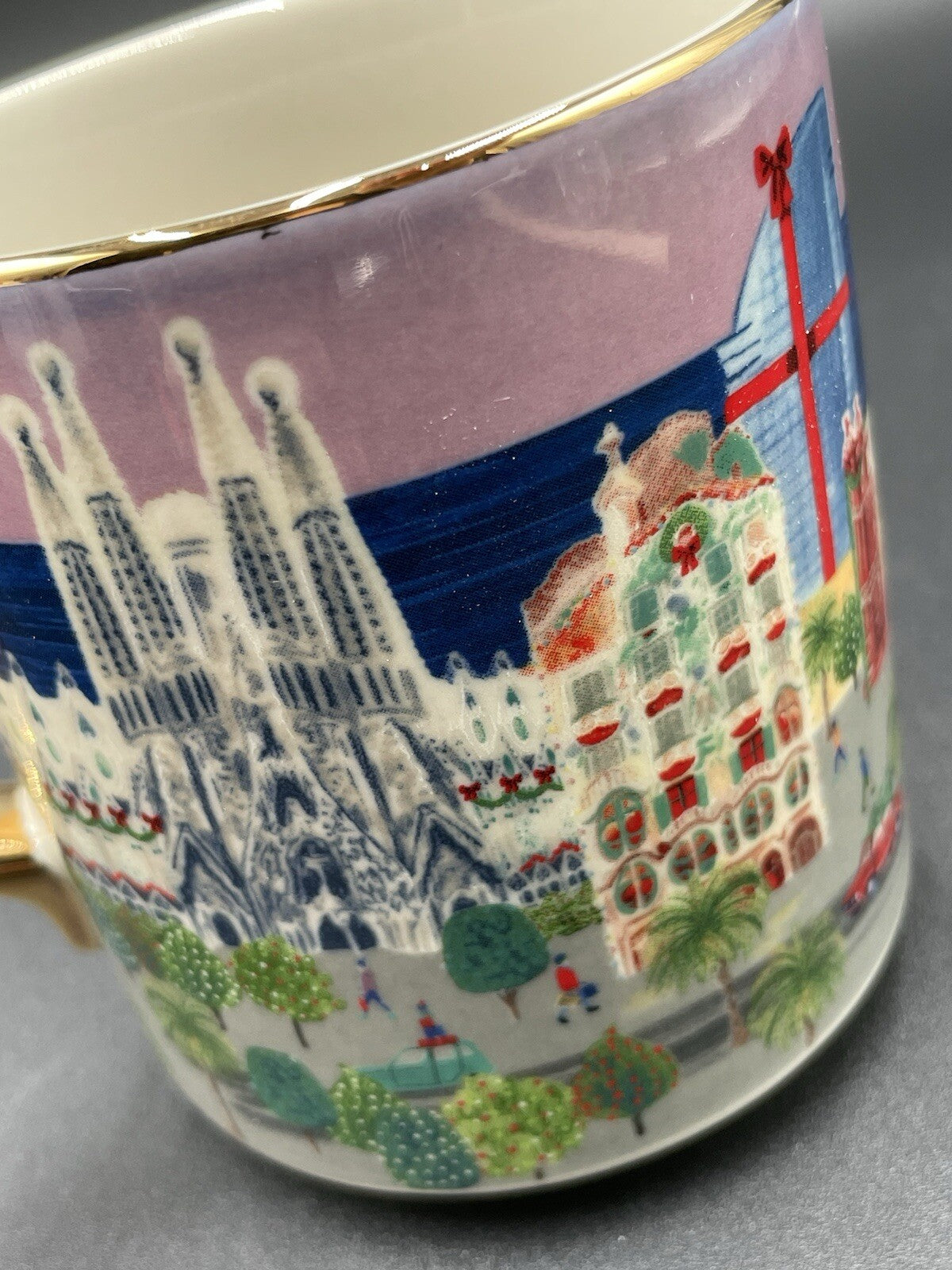 Anthropologie Holiday in the City Stoare Mug 2024 Barcelona 13oz. 4"x3.5" ANTHROPOLOGIE - KOEEK